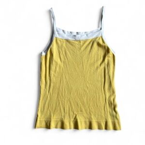 BCBG Yellow Tank with White Trim
